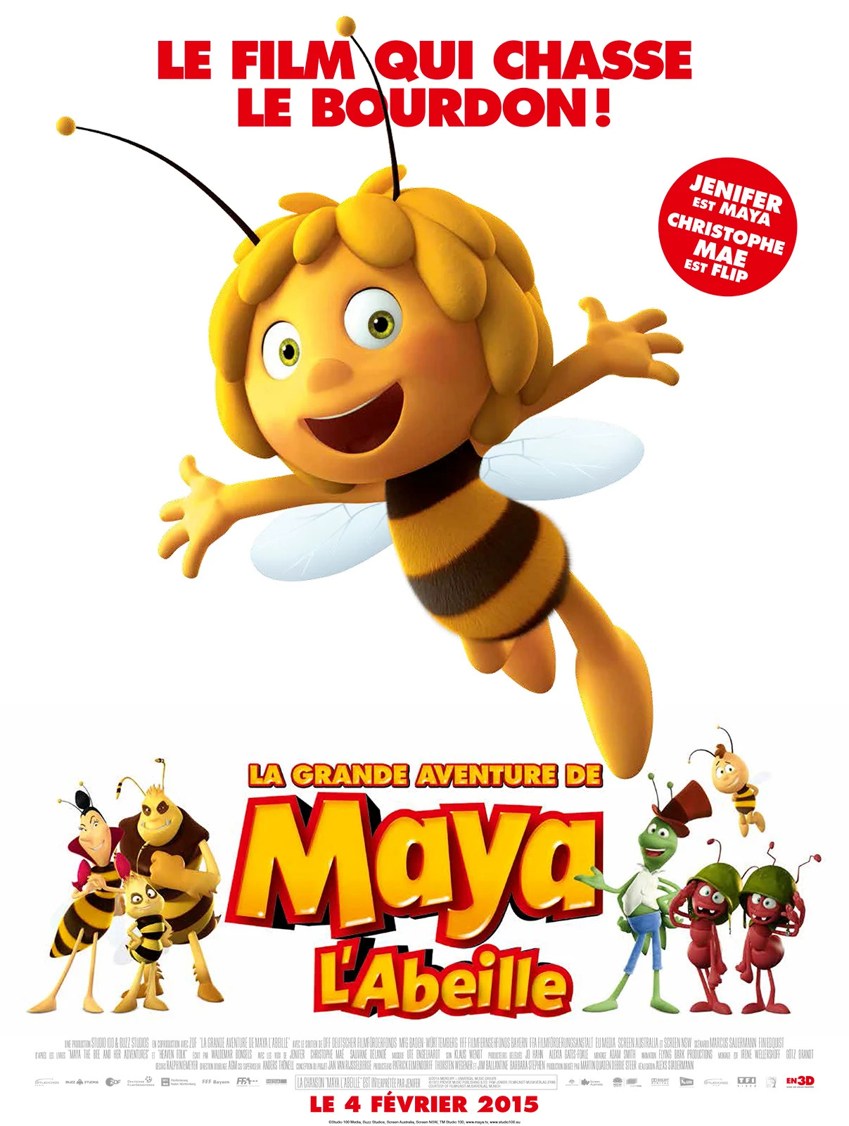 Affiche du film La grande aventure de Maya l'abeille